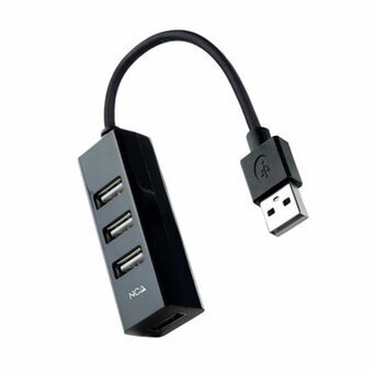 USB Hub NANOCABLE 10.16.4404 Sort (1 enheder)