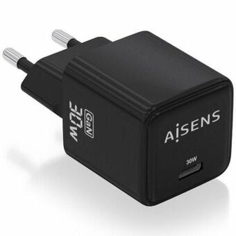 Vægoplader Aisens ASCH-30W1P036-BK Sort 30 W (1 enheder)