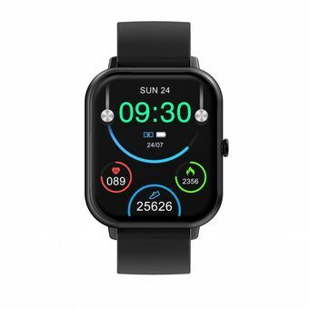 Smartwatch DCU CURVED GLASS PRO 1,83" Sort