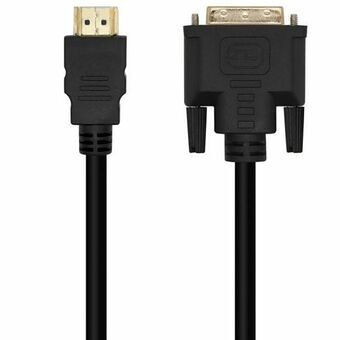 HDMI til DVI-adapter Aisens A117-0090 Sort 1,8 m