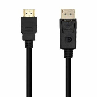 HDMI-kabel Aisens CABLE CONVERSOR DISPLAYPORT A HDMI, DP/M-HDMI/M, NEGRO, 2.0M