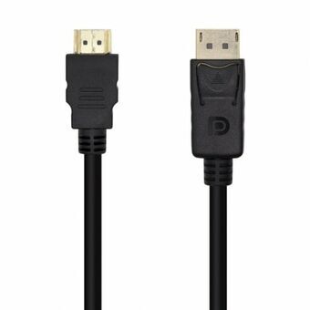 HDMI til DVI-adapter Aisens A125-0459 Sort 1 m