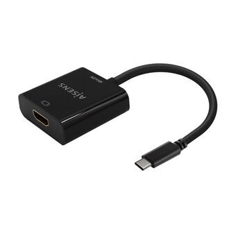 USB-C til HDMI-adapter Aisens A109-0684 Sort 15 cm