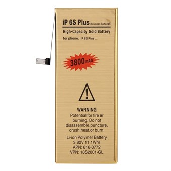 6S Plus genopladeligt 3.82V / 3800mAh Li-ion-batteri