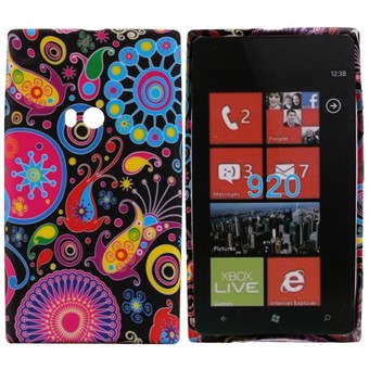 Motiv Silikone Cover til Lumia 920 (Hippie)