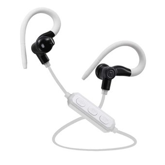 Sporty Bluetooth Headset - Hvid/sort