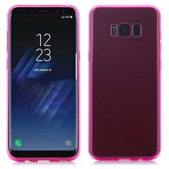 Solid Cover i TPU til Samsung Galaxy S8 Plus - Rose Rød