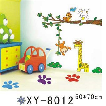 TipTop Wallstickers Vivid Animals and Tree Theme