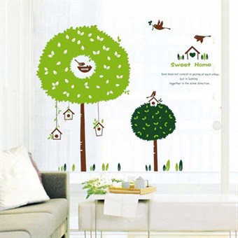 TipTop Wallstickers Pretty Green Trees Decoration 