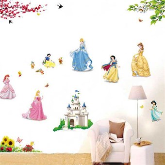 TipTop Wallstickers Snow White Cartoon Children Room 