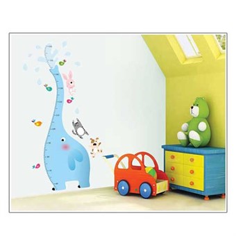 TipTop Wallstickers Kids Height Measure Elephant Pattern