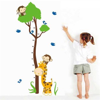 TipTop Wallstickers Monkey and Giraffe Pattern