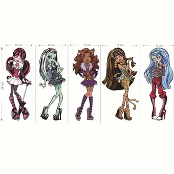 TipTop Wallstickers Monster High Cartoon Kids Room 