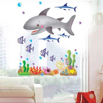 TipTop Wallstickers Sharks & Fish Pattern