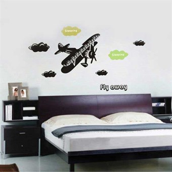 TipTop Wallstickers Cool Plane Pattern