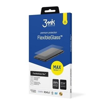 3MK FlexibleGlass Max Xiaomi POCO X2 sort/black, Hybridskærm med forstærkede kanter