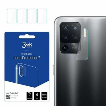 3MK Linsebeskyttelse til Oppo Reno 5 Lite Kameraobjektivbeskyttelse 4 stk.