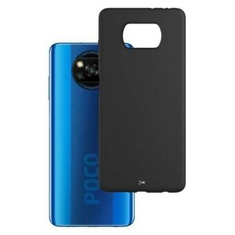 3MK Matt Cover Xiaomi Poco X3 sort/black