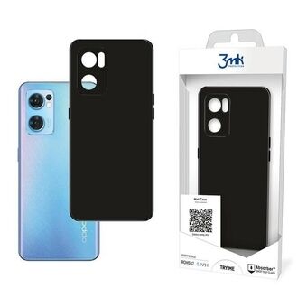 3MK Mat etui til Oppo Reno 7 SE 5G i sort