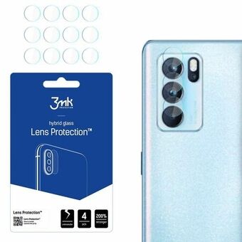 3MK Lens Protect Oppo Reno 6 Pro 5G PEPM00 Kameralinsebeskyttelse 4 stk.