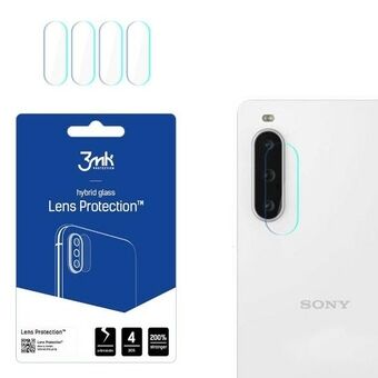 3MK Lens Protect Sony Xperia 10 V Kameralinsebeskyttelse 4 stk