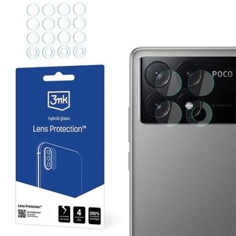 3MK Lens Protect Poco X6 Pro 5G er en beskyttelse til objektivene på kameraet, der består af 4 stykker.