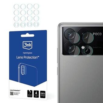 3MK Lens Protect Poco M6 Pro 4G Objektivbeskyttelse 4 stk.