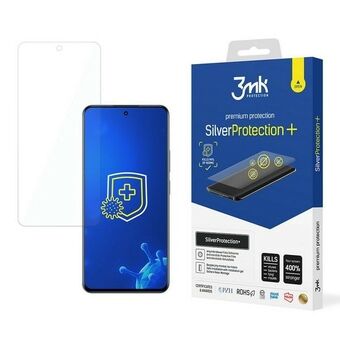 3MK SilverProtect+ Realme 12+ 5G Folia monteret vådt med antivirussk beskyttelse.