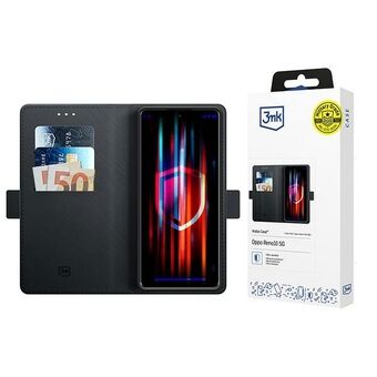 3MK Wallet etui til Oppo Reno10 5G i sort