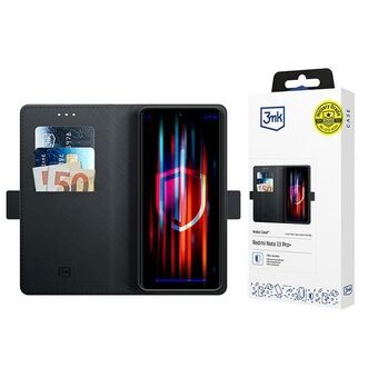 3MK Wallet Case Redmi Note 13 Pro+ sort/black