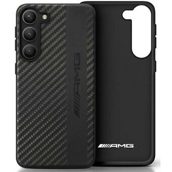 AMG AMHCS23MBLSCA S23+ S916 sort/sort hardcase Carbon Stripe og præget