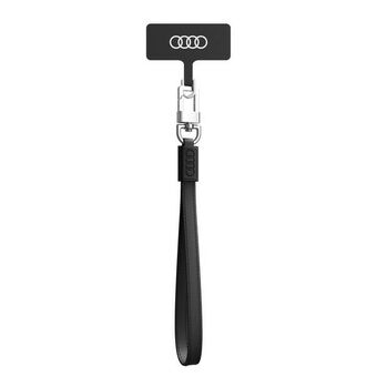 Audi universel rem til telefon 28cm 10mm Læder sort/black AU-HSLSL-GT/D1-BK