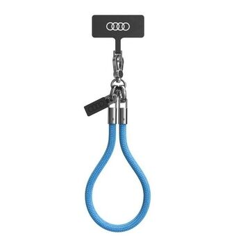 Audi universal snor til telefon 28cm 8mm blå AU-HSL8-R8/D1-BE