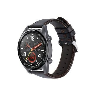 Beline pasek Watch 22mm GT i mørkebrun.