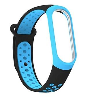 Beline strop Mi Band 3/4 design sort-blå / sort-blå