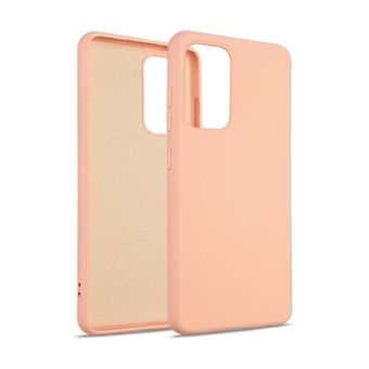 Beline Etui Silicone Samsung A42 5G A426 i pink-guld/rose gold.