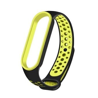 Beline pasek Mi Band 7/6/5 czarny-zielony Design
Beline rem til Mi Band 7/6/5 sort-grøn Design