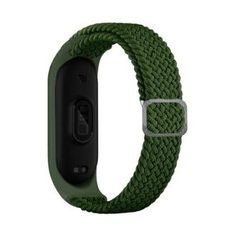 Beline strop til Mi Band 7/6/5 Tekstil grøn