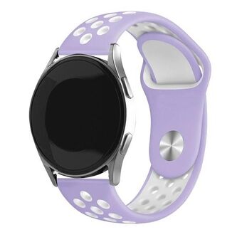 Beline Pasek Watch 20mm Sport Silicone, lilla/hvid lilla/hvid æske.