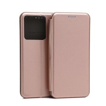 Beline Etui, Bog Magnetisk, Xiaomi Redmi Note 13 5G, lyserød-guld/rose gold