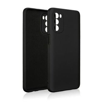 Beline etui i silikone til Motorola MOTO G52 sort