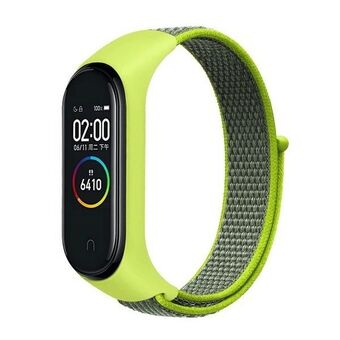 Beline rem Mi Band 7/6/5/4/3 NylonLoop gul/yellow