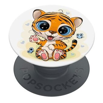 Popsockets 2 Happy Cat 70113 greb og støtte til telefon - basis