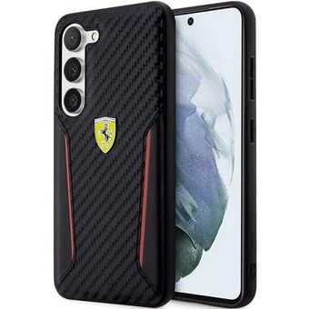 Ferrari FEHCS23MNPYK S23+ S916 sort hardcase Carbon med kontrastkanter