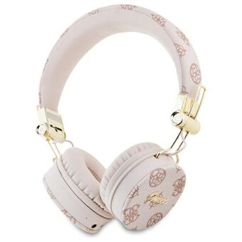 Guess Bluetooth ENC over-ear høretelefoner GUBH70EPOSMW brun/brun Peony Script Round Shape