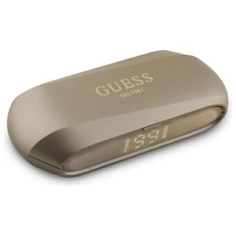 Guess Bluetooth-hovedtelefoner GUTWSC2MCDSD TWS + opladestation guld Elongated Metalic Printed Logo