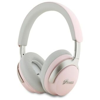 Gæt Bluetooth over-ear hovedtelefoner ANC/ENC GUBHC22PSBCSMP lyserød/pink DB Metal Script Logo