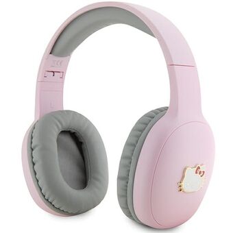 Hello Kitty Bluetooth hovedtelefoner over-øret HKBHA1BKHLMP lyserød/pink Metal Logo