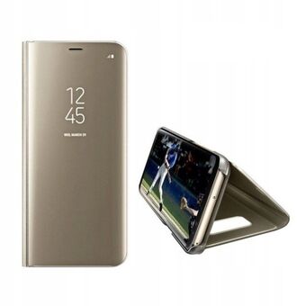 Clear View Samsung S21 Ultra etui guld/guld