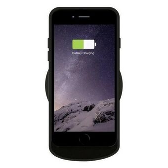 Zens Single Wireless Charger Rund sort/sort 29988